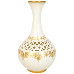 Reticulated Worcester-Vase von George Owen