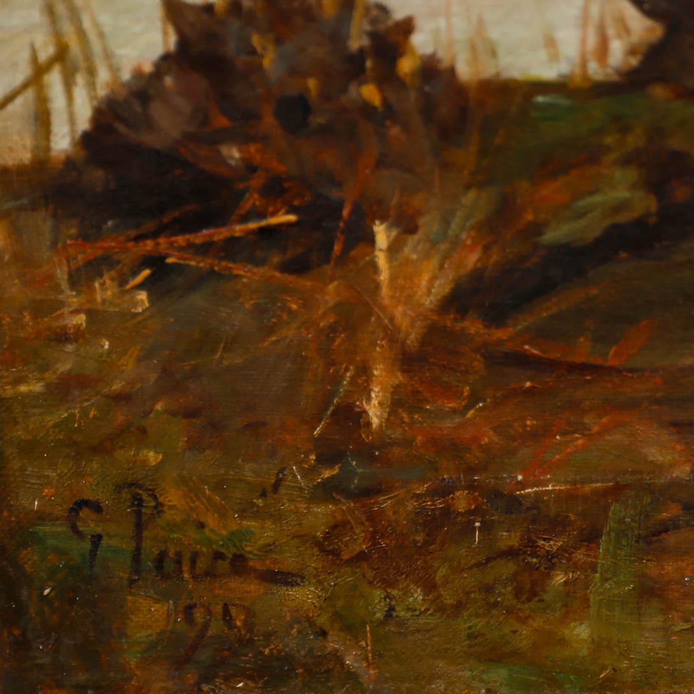George Thomas Paice (1854-1925) - Olio del 1899, Veduta del lago 1