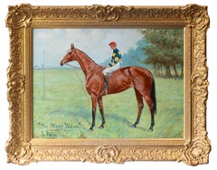 La Veuve joyeuse, signée en bas à droite : "G. Paice, 08"