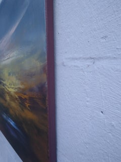 Autumn Gold, Abstract Oil Painting