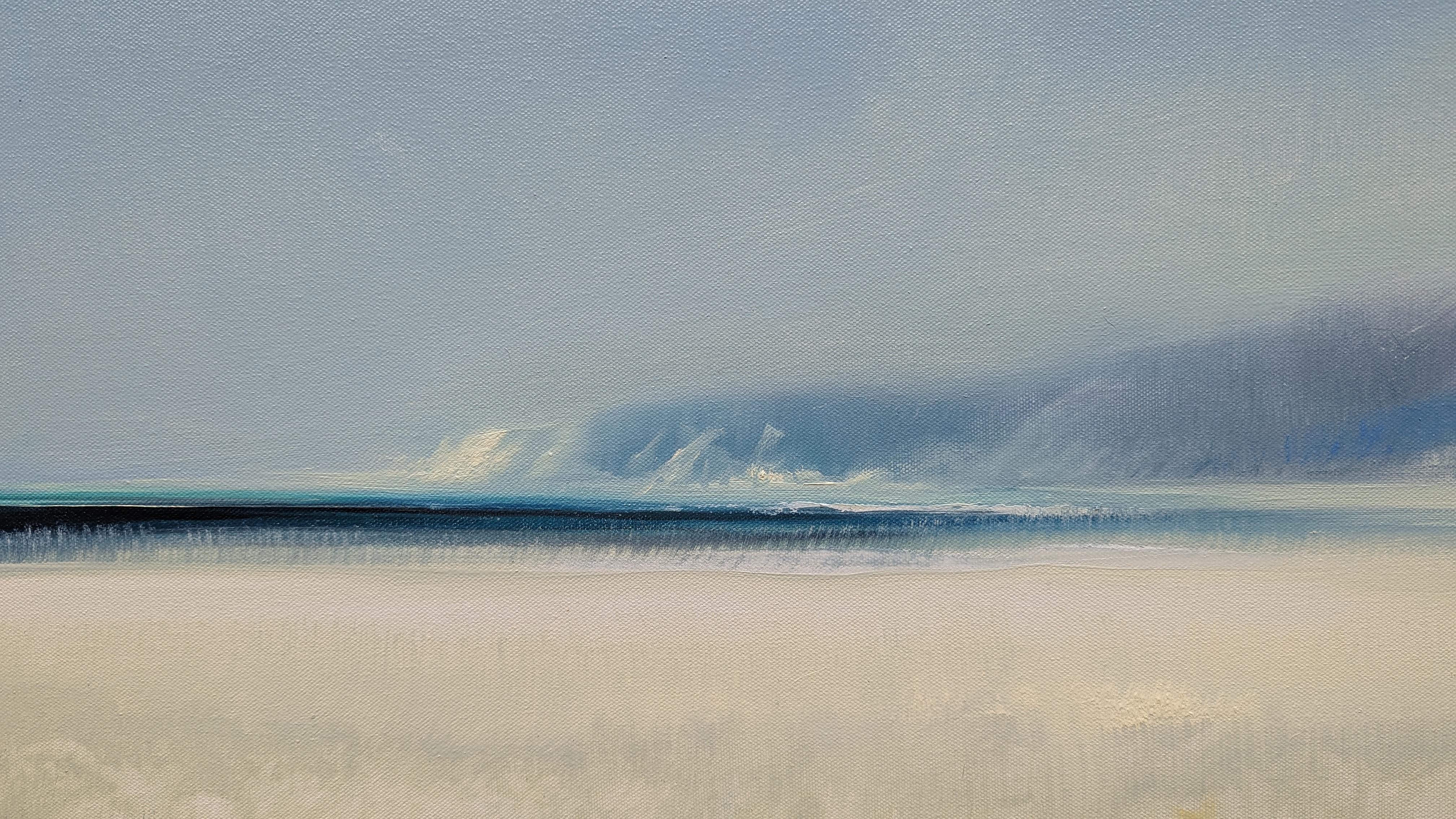 Down by the Bay, peinture à l'huile abstraite - Abstrait Painting par George Peebles