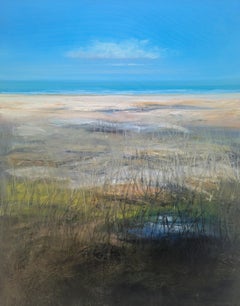 Secluded Beach, Oil Painting
