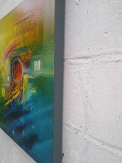 Summer Solstice, Abstract Oil Painting