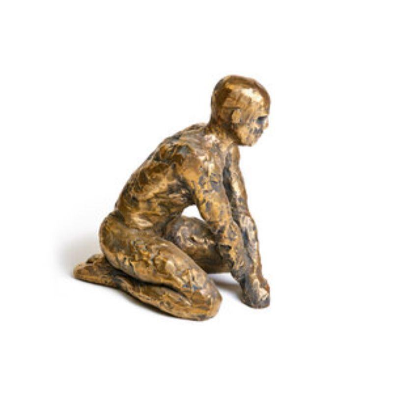 Ajitto, Bronze finish, 2021 - Sculpture by George Petrides