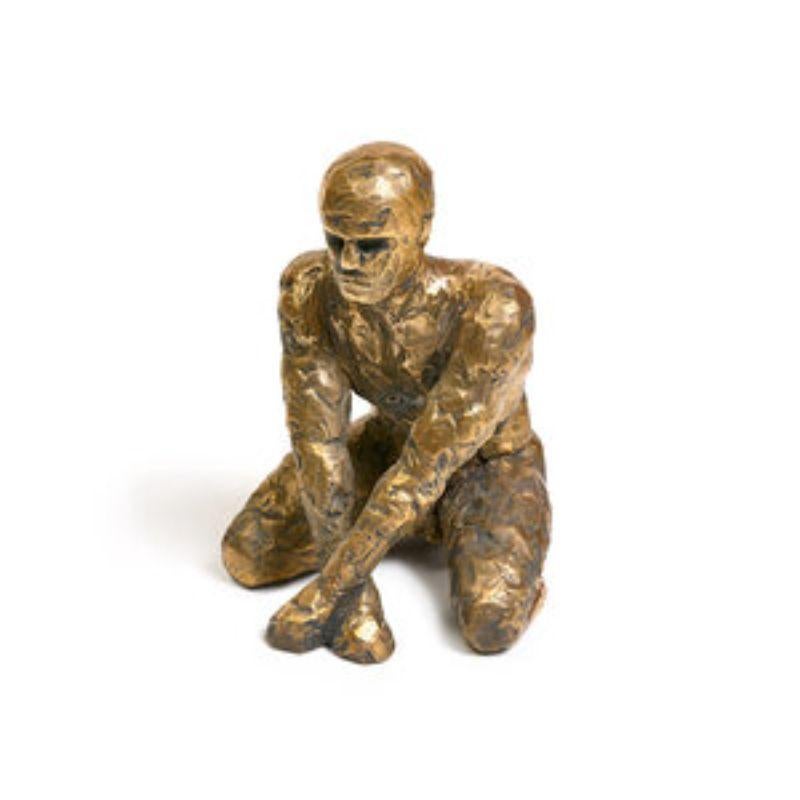 George Petrides Figurative Sculpture - Ajitto, Bronze finish, 2021