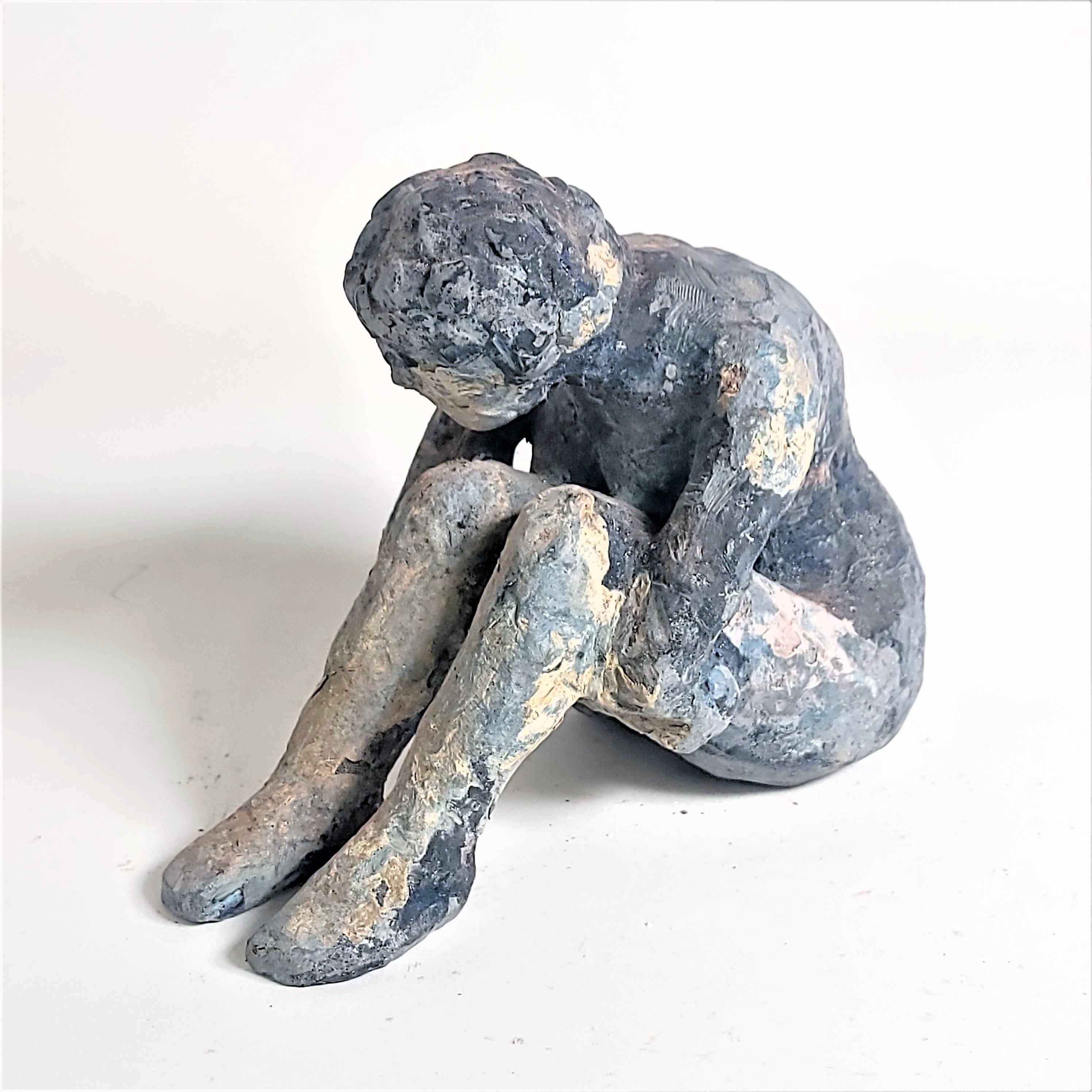 Figurative Small Sculpture, Blue, Grey, Brown

Unique Multiples - Up to 25 will be produced, each with the same form but different finishes: ground metals, dyes and patinas will be applied by hand, uniquely to each piece.

Garth Evans is considered