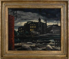 "Blackwell's Island (Roosevelt Island, New York City), " George Picken, WPA Scene