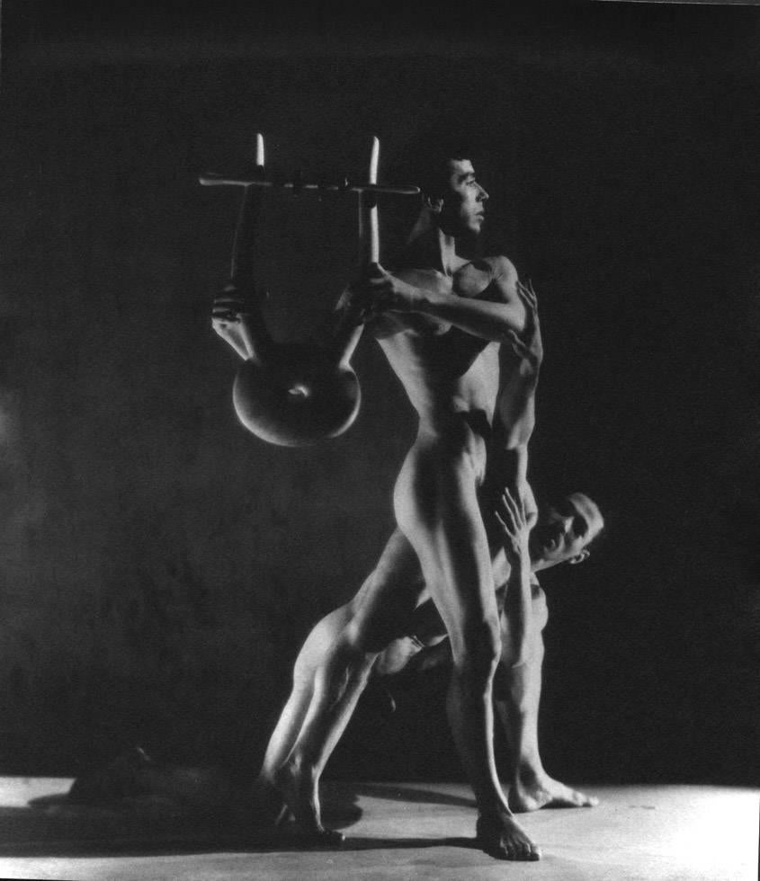 George Platt Lynes Black and White Photograph - Orpheus (Nicolas Magallanes and Francisco Moncion)