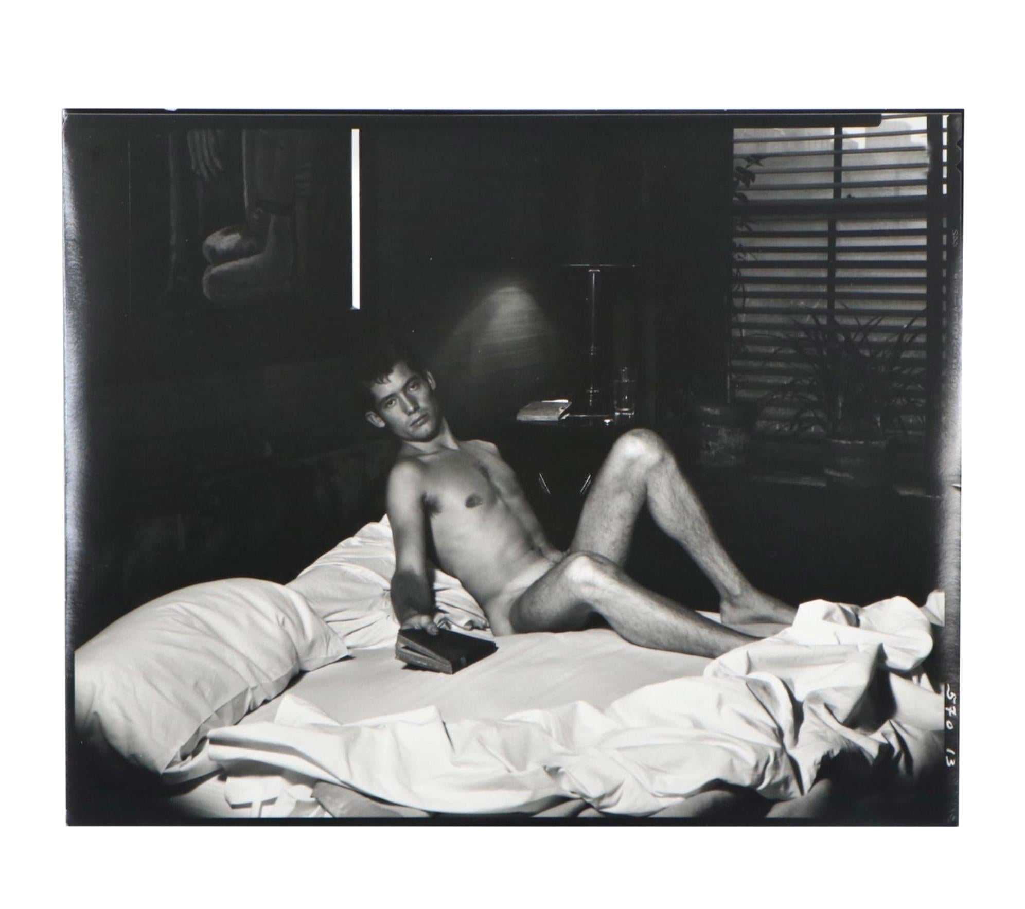George Platt Lynes, Charles Roman on Artist’s Bed, Silver Gelatin Print, 1955

George Platt Lynes (American 1907-1955) 
Untitled (reclining nude), printed 1955 
Model credit: Charles Romans

George Platt Lynes was a celebrated fashion