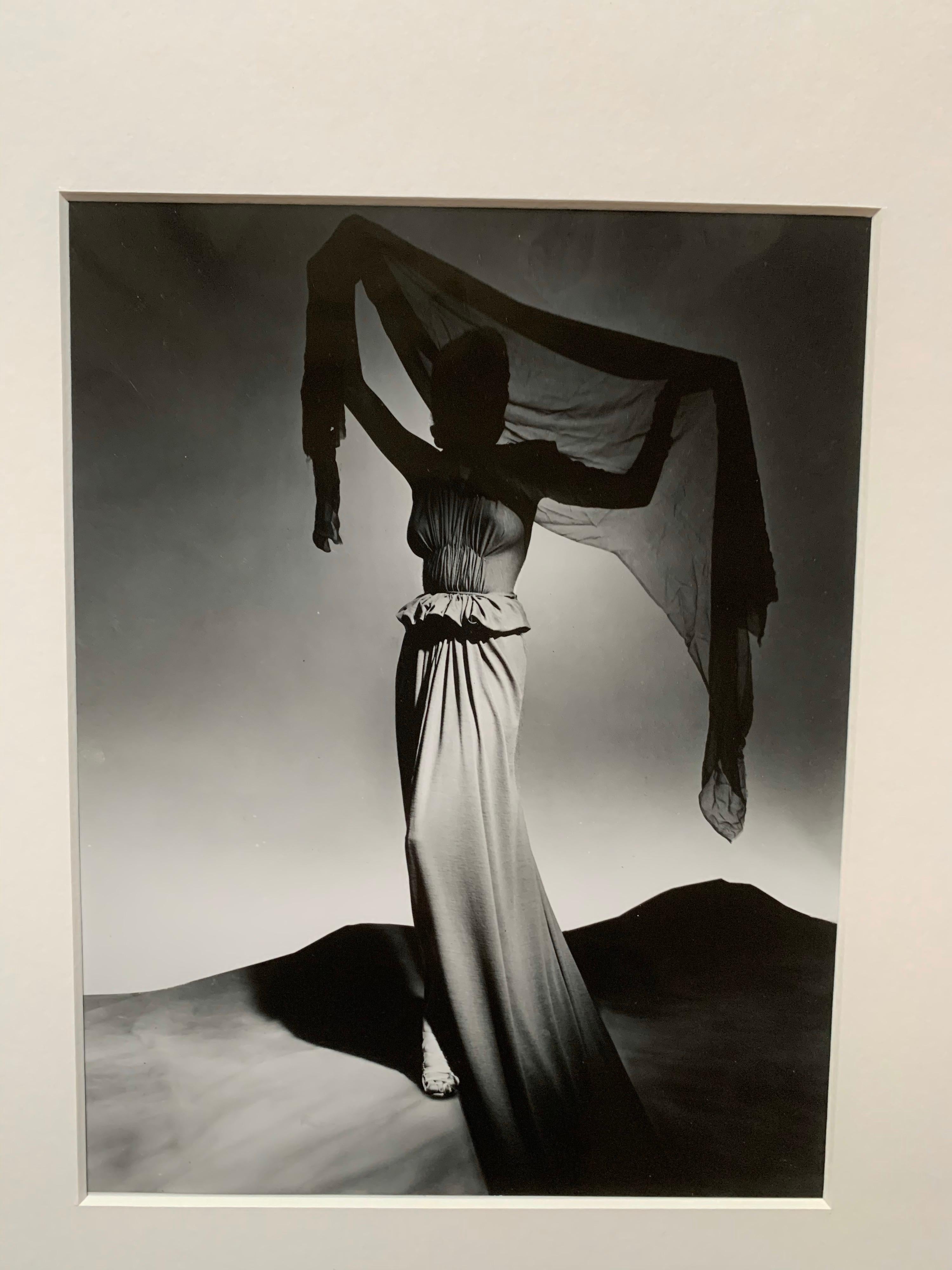 Modern George Platt Lynes Original B&W Fashion Photograph, Metropolitan Museum Art For Sale