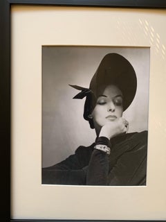 George Platt Lynes Original B&W Fashion Photograph Portrait, Vogue Magazine