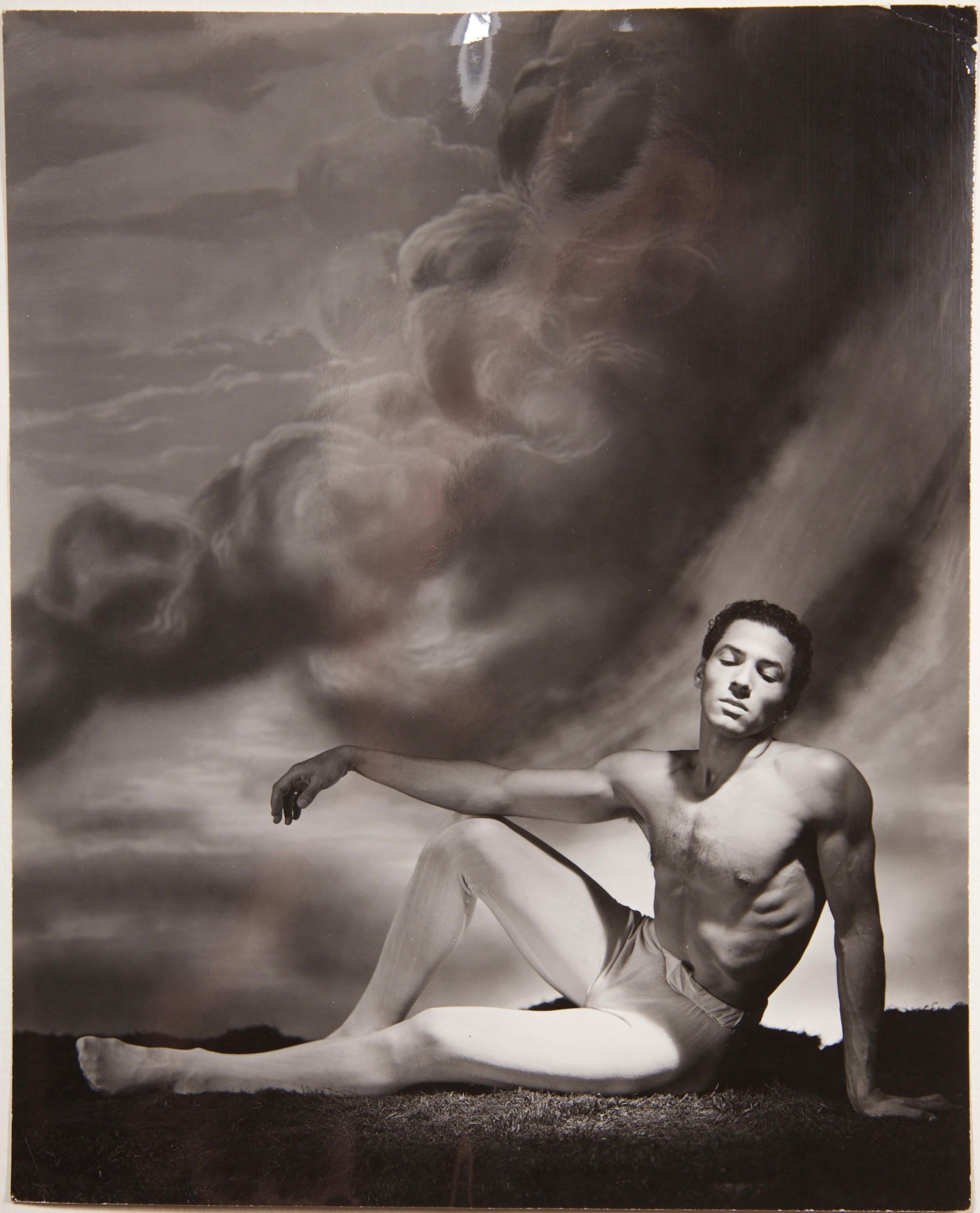 George Platt Lynes Fotografía de época de 1949 nº 9 del bailarín Francisco Monción