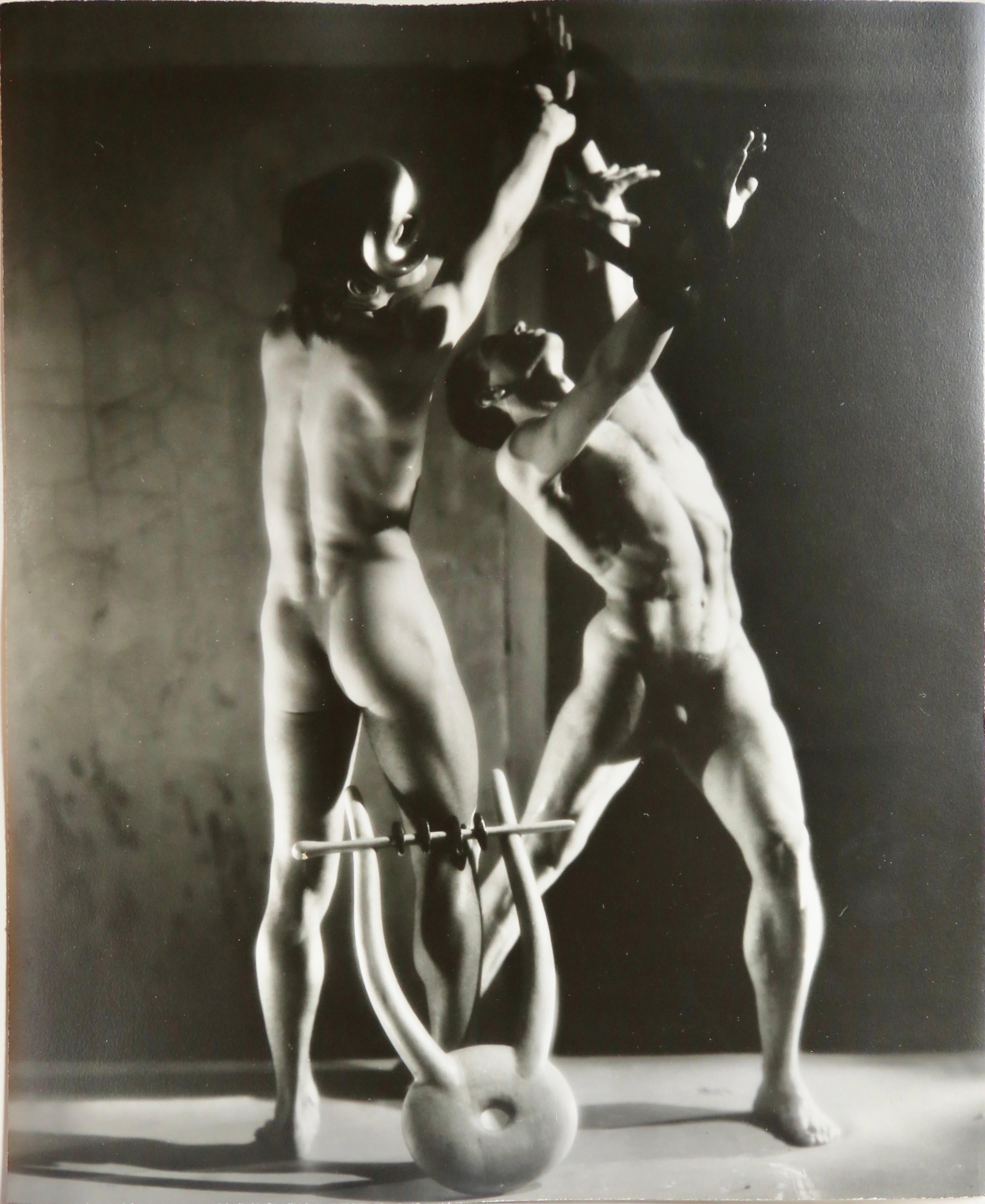 Orpheus #5 - Balanchine Ballet with Francisco Moncion and Nicholas Magallanes - Photograph by George Platt Lynes