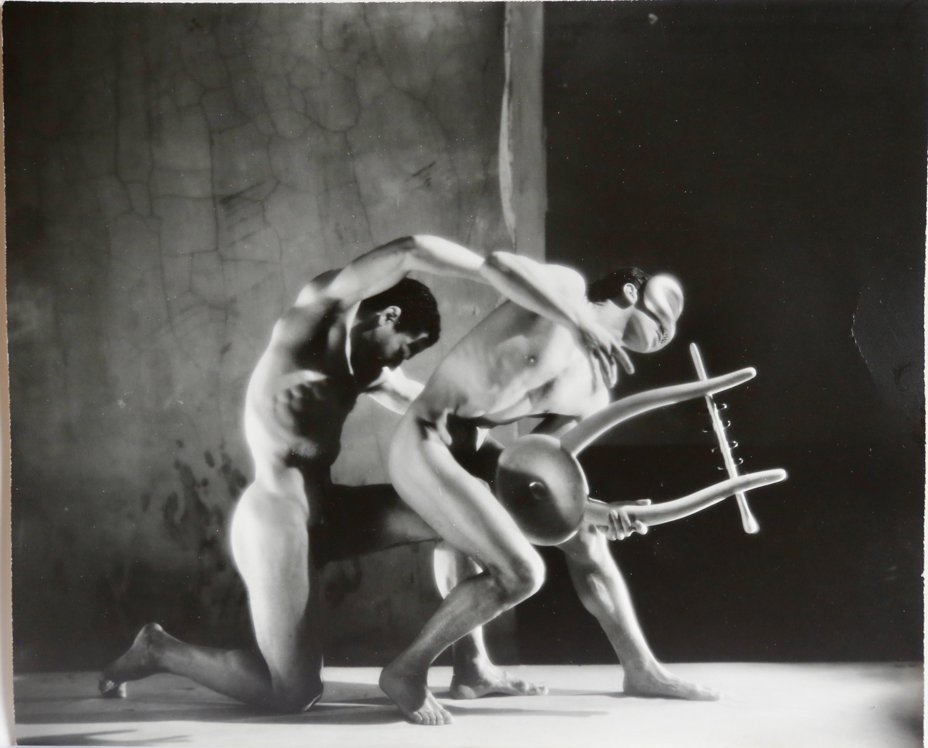 Orpheus #8 - Balanchine Ballet with Francisco Moncion and Nicholas Magallanes - Photograph by George Platt Lynes