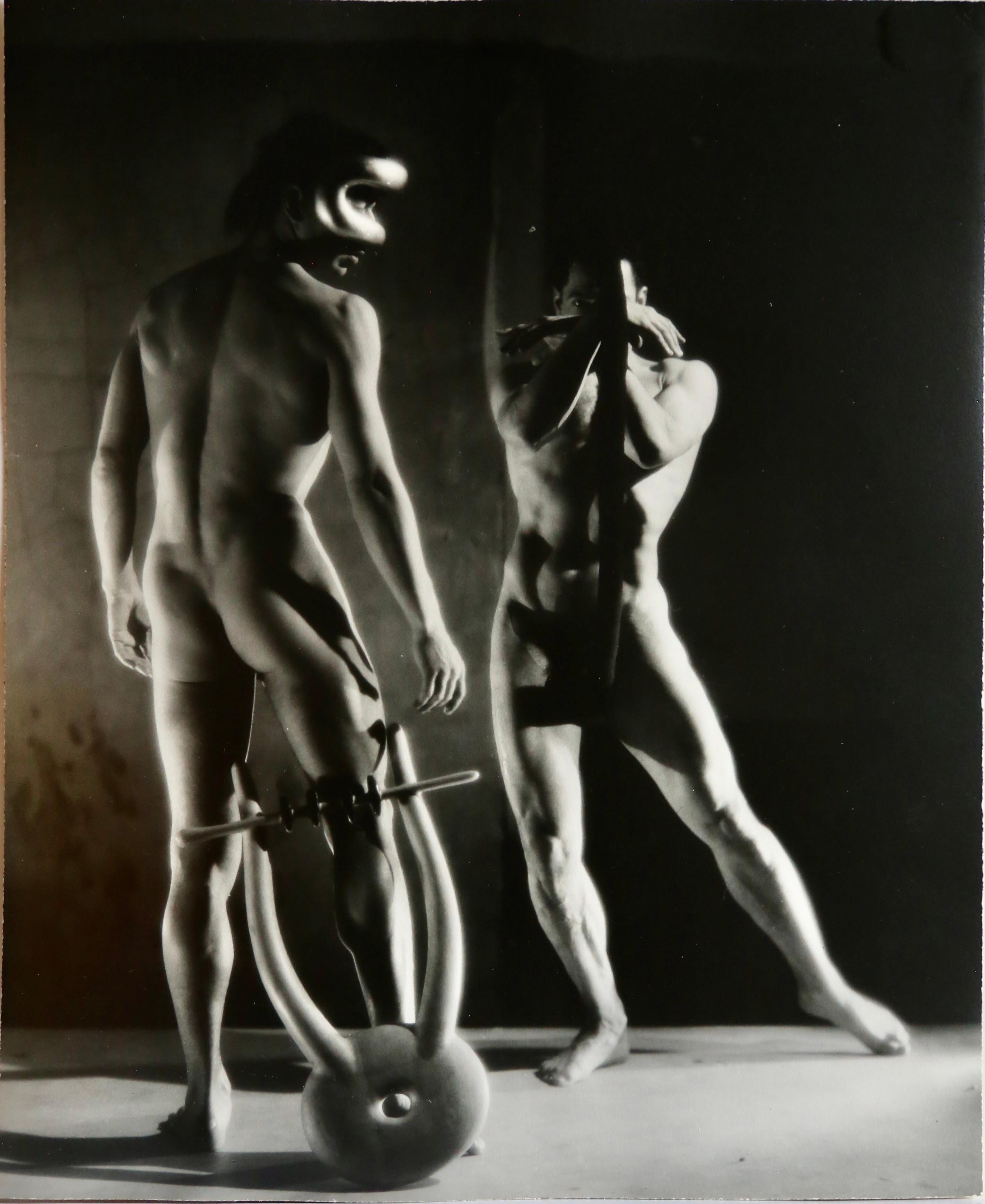 Orpheus #2 - Balanchine Ballet with Francisco Moncion and Nicholas Magallanes - Photograph by George Platt Lynes