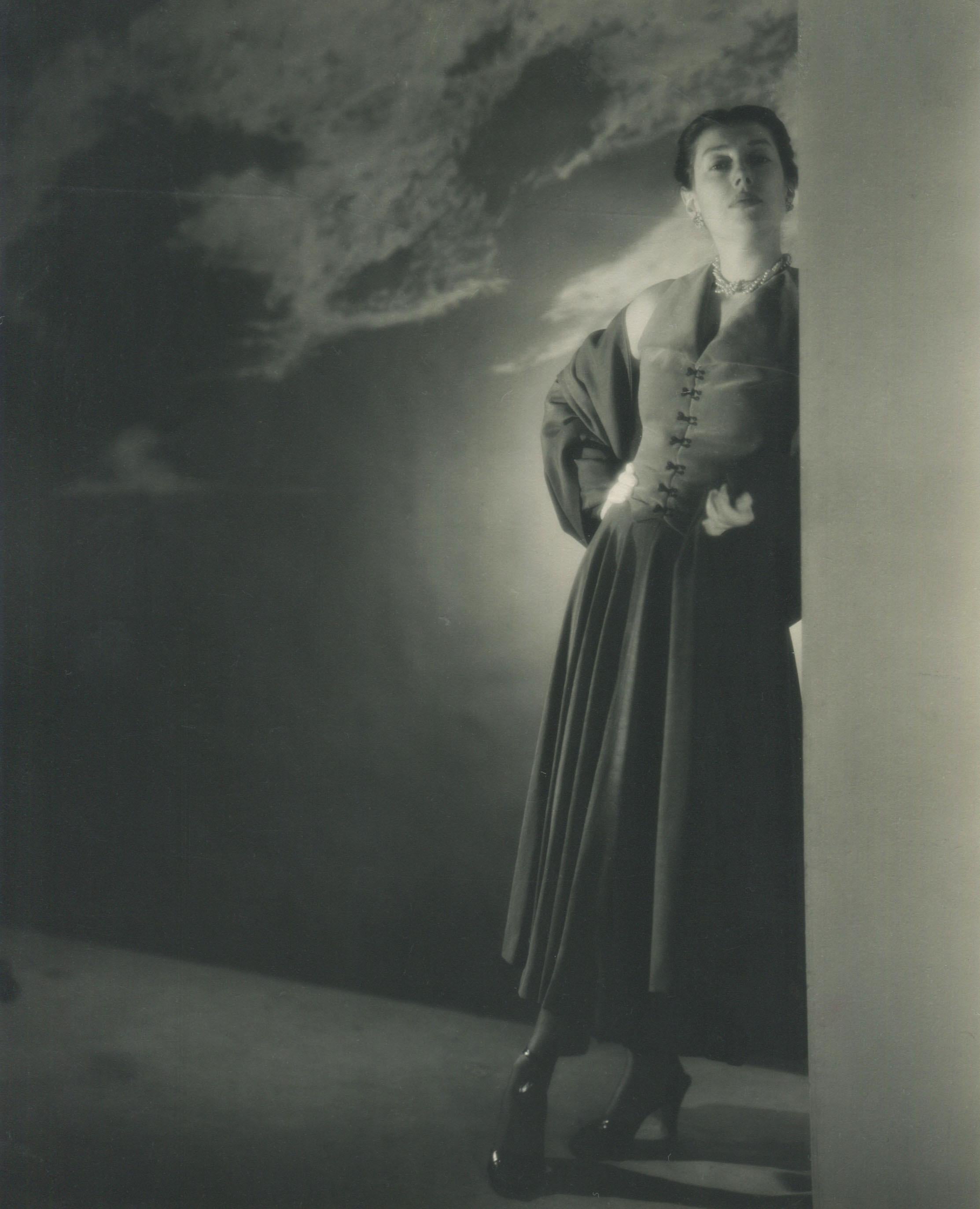 Portrait of a Woman Leaning - Photograph by George Platt Lynes