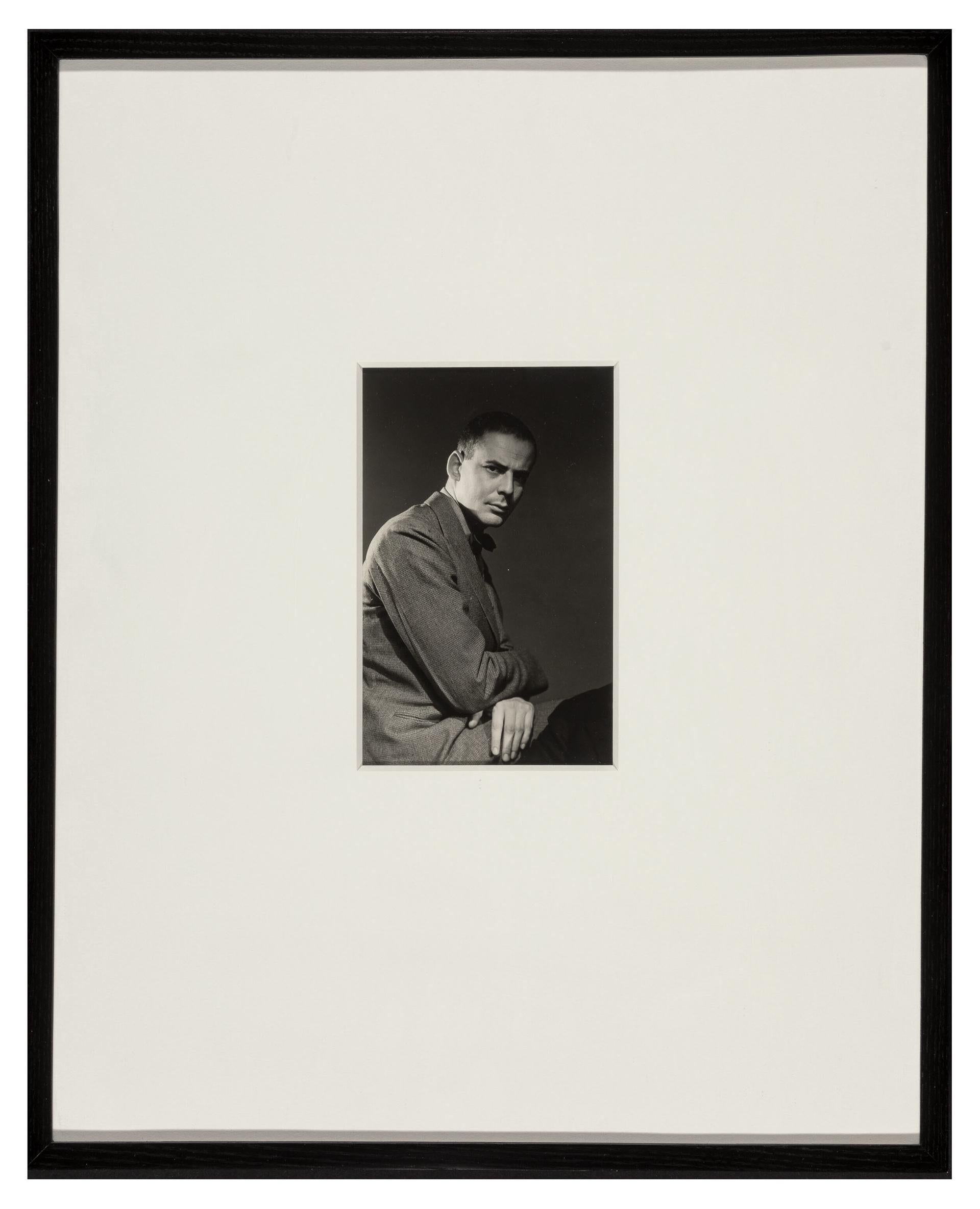 Portrait of Lincoln Kirstein - Photograph by George Platt Lynes