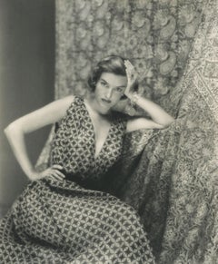 Woman in Patterned Dress