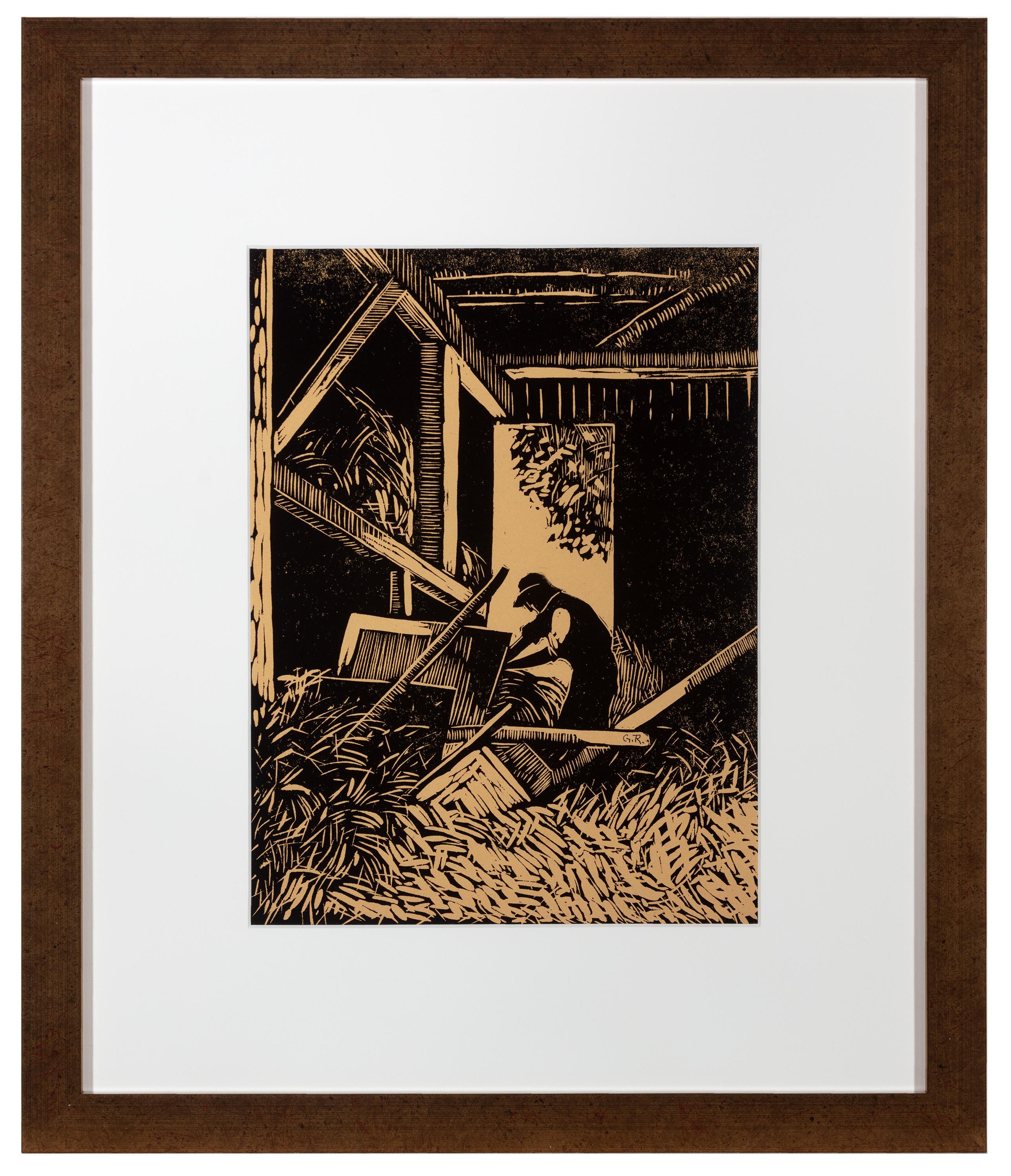George Raab Interior Print - The Farmer