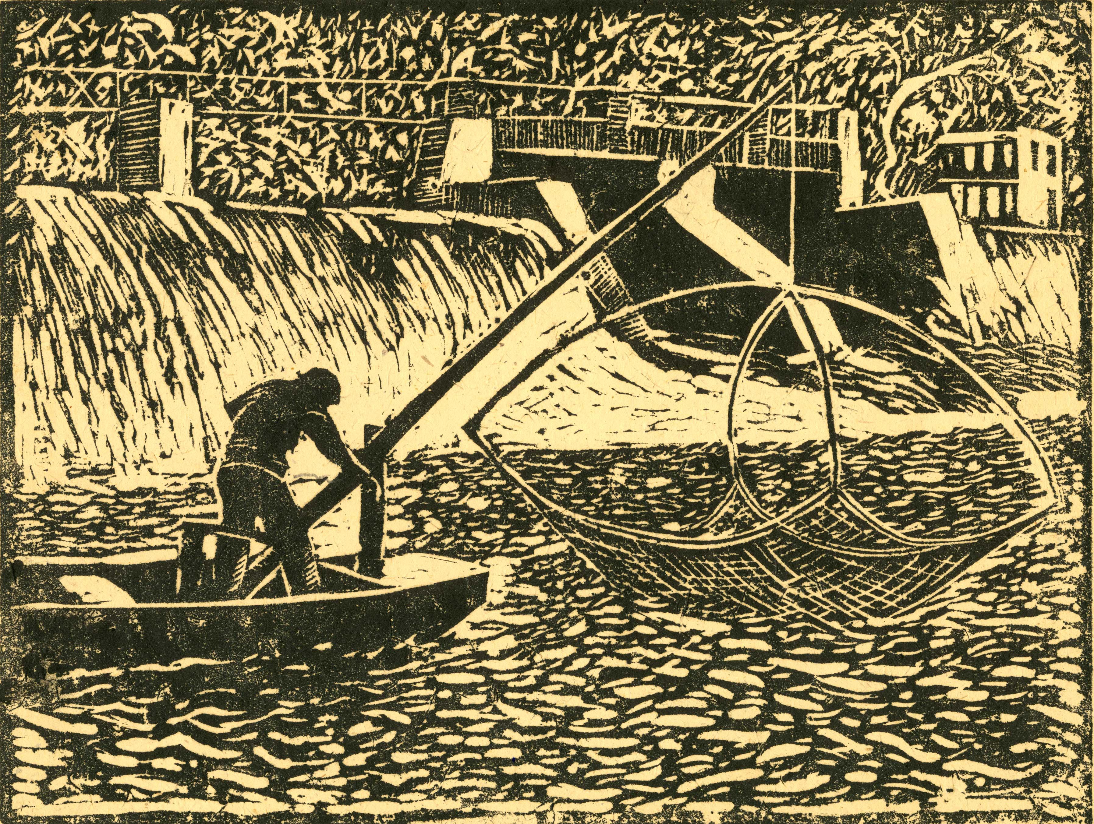 George Raab Landscape Print – The Net