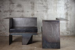 George Ranalli Stahl- und Lederstühle