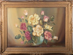George Reekie (1911-1969) - 1954 Oil, Roses