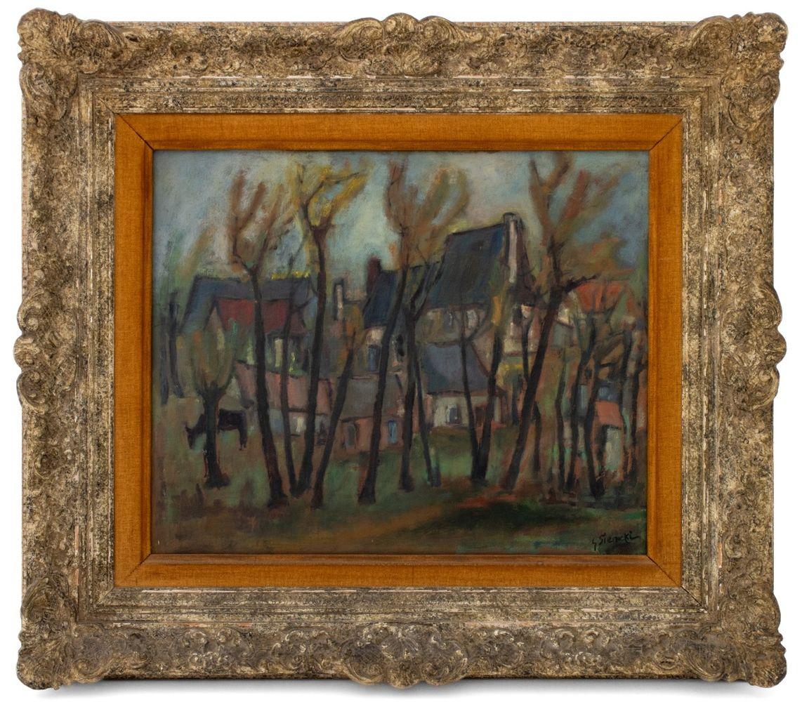 Village Landscape Scene