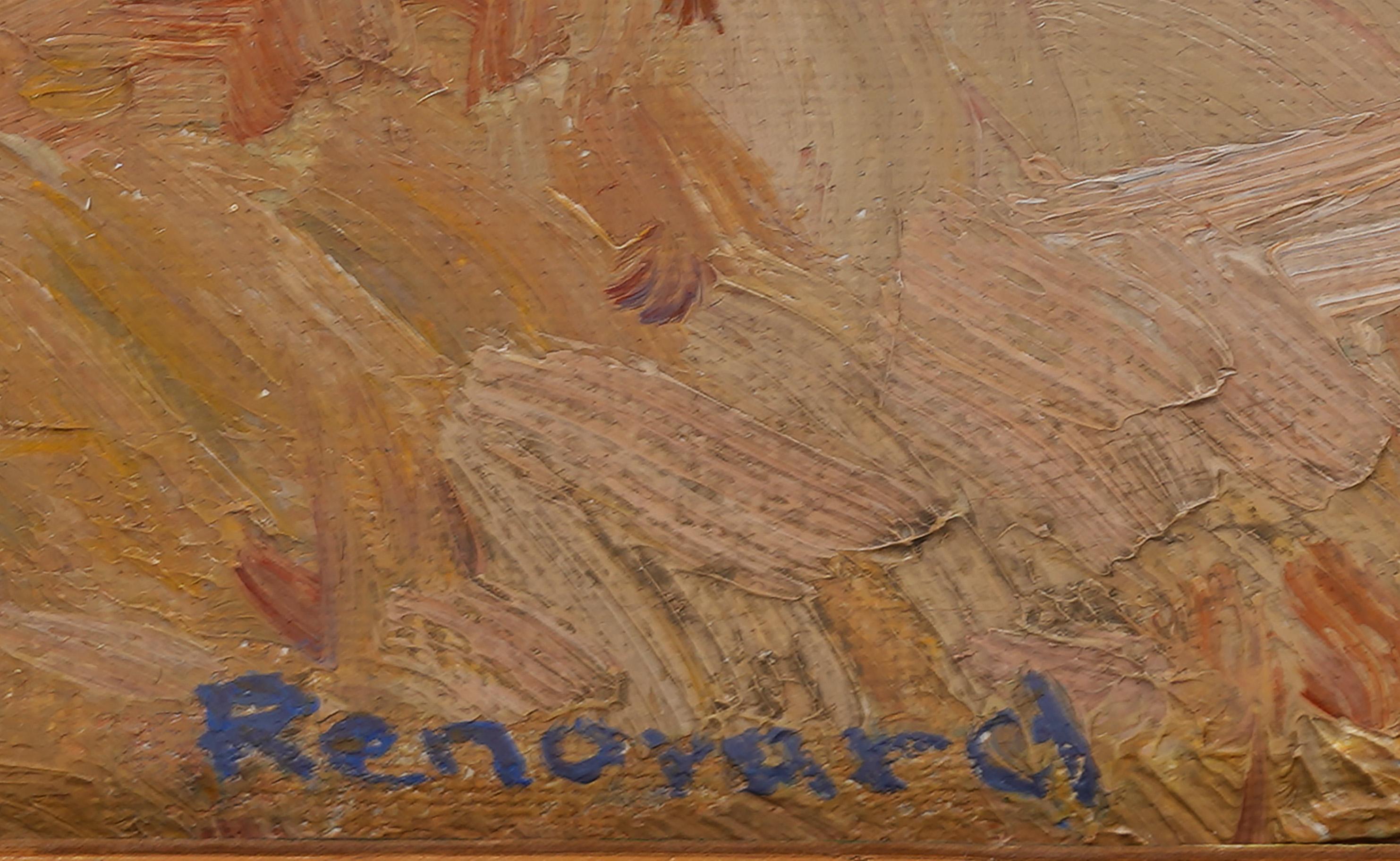 Antikes amerikanisches impressionistisches gerahmtes Ölgemälde, Upstate New York, Landschaft im Angebot 2