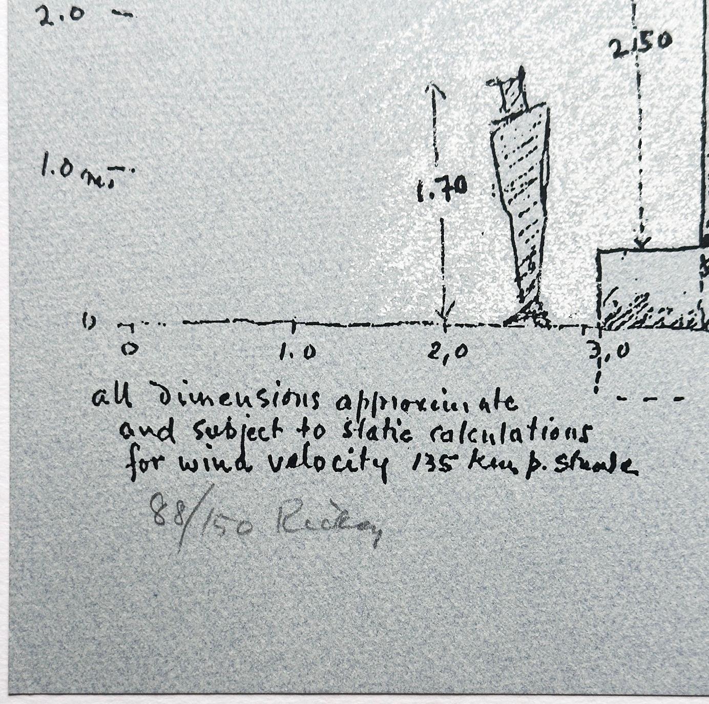 George Rickey, Lithograph, Signed and Limited Edition For Sale 3