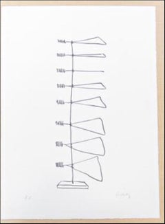 Sculptural Study, Lithograph on Rives BFK paper, hand signed Hors Commerce (HC)