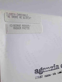 Claudia Cardinale for George Rodger - Photograph by George Rodger - 1966