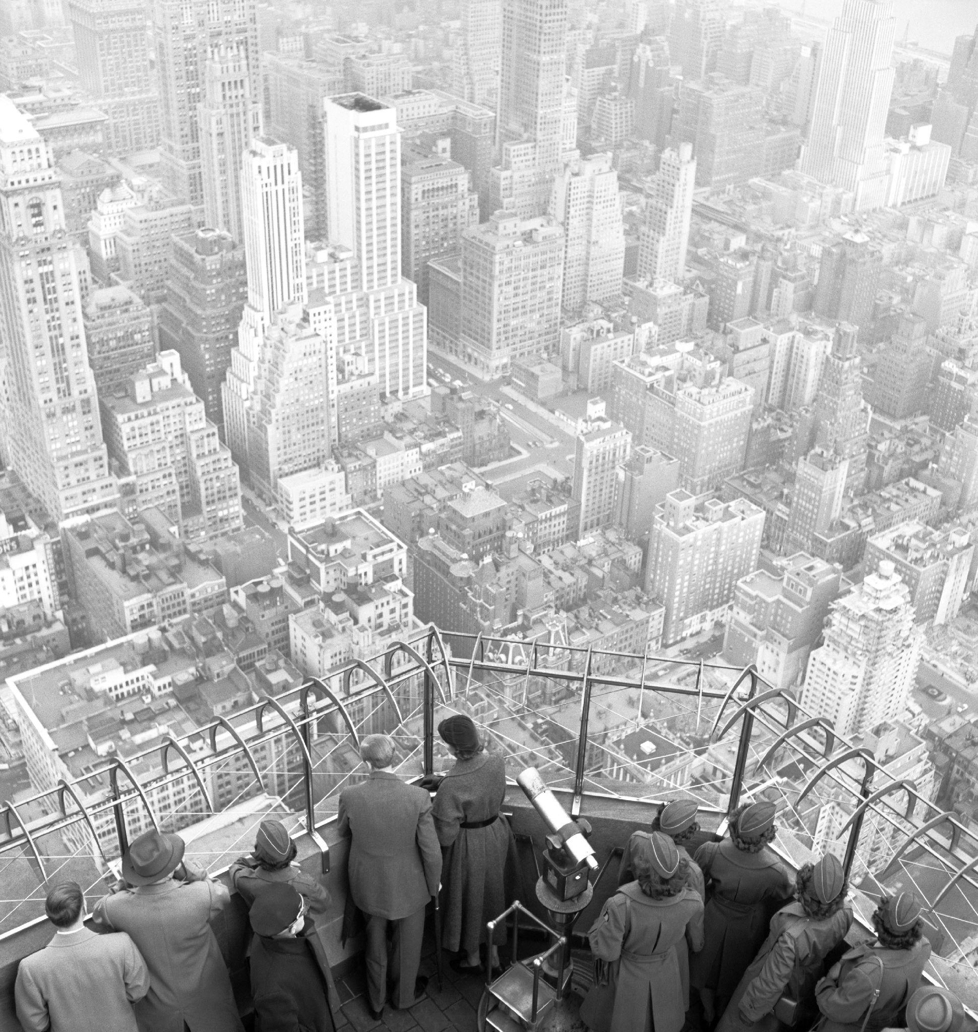 George Rodger Black and White Photograph - View from the Empire State Building