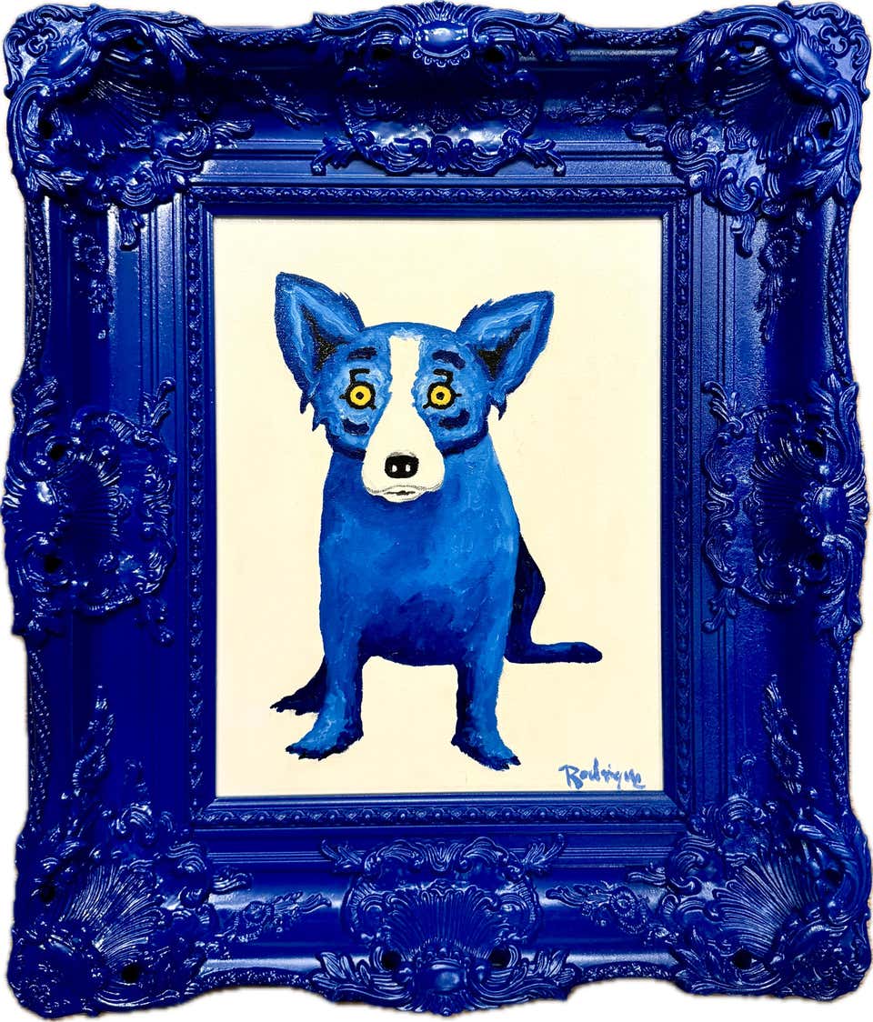 Artist George Rizzo George Rodrigue Art - 226 For Sale at 1stDibs | blue dog paintings ...