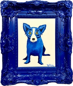 Vintage Blue Dog