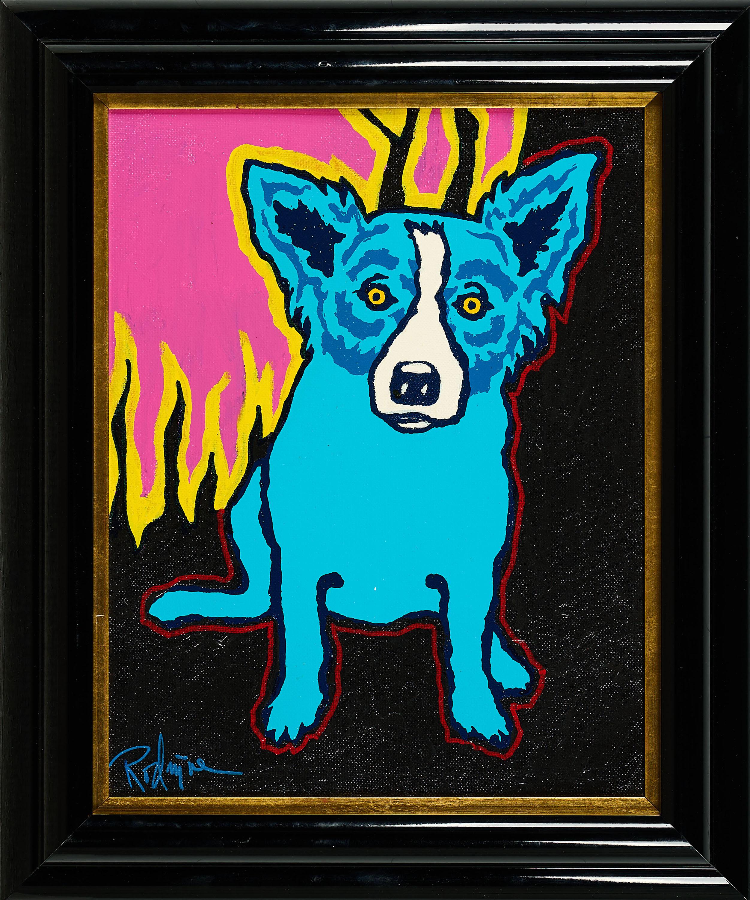 George Rodrigue -- She lit my Fire im Angebot 1