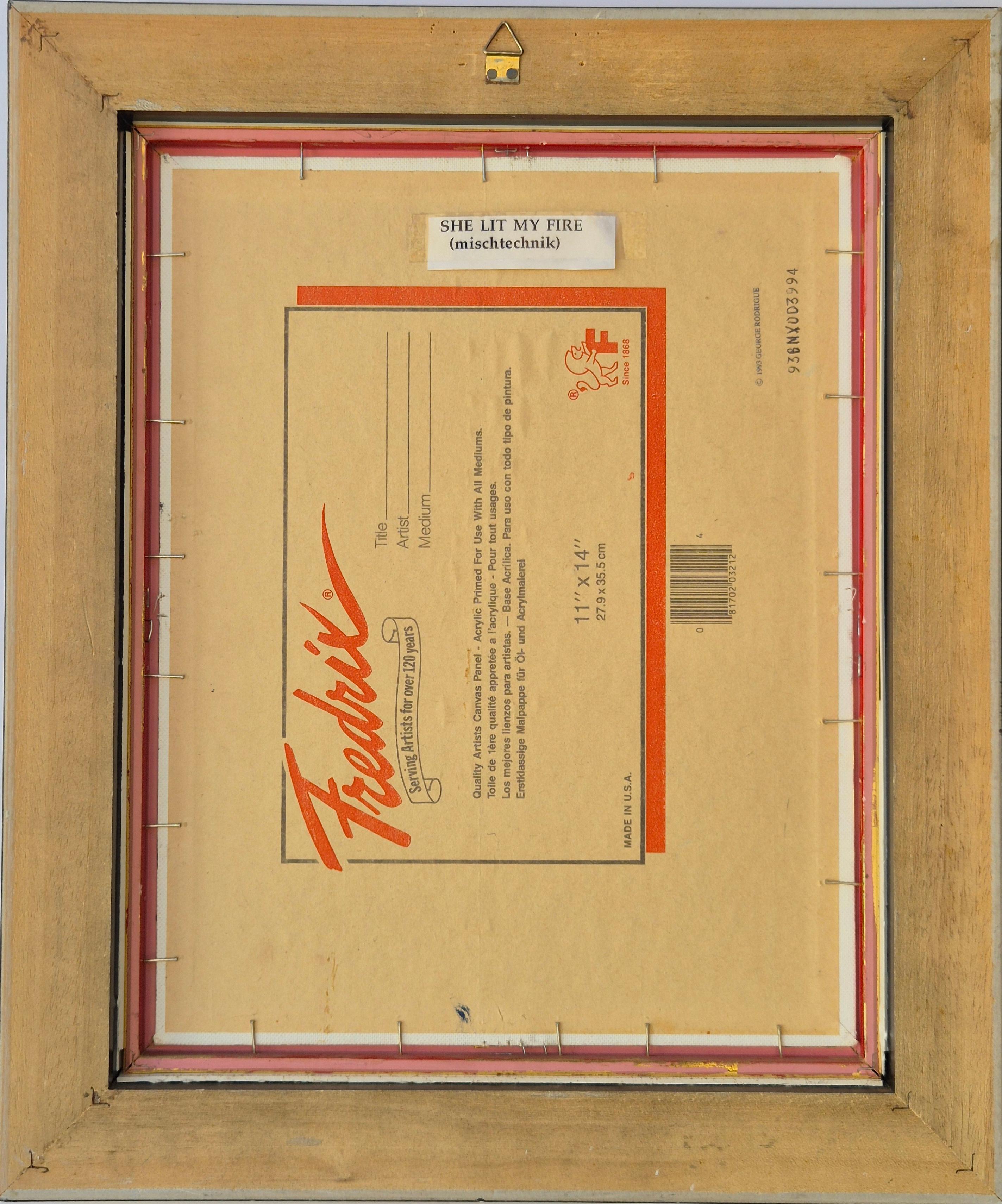 George Rodrigue -- She lit my Fire im Angebot 2