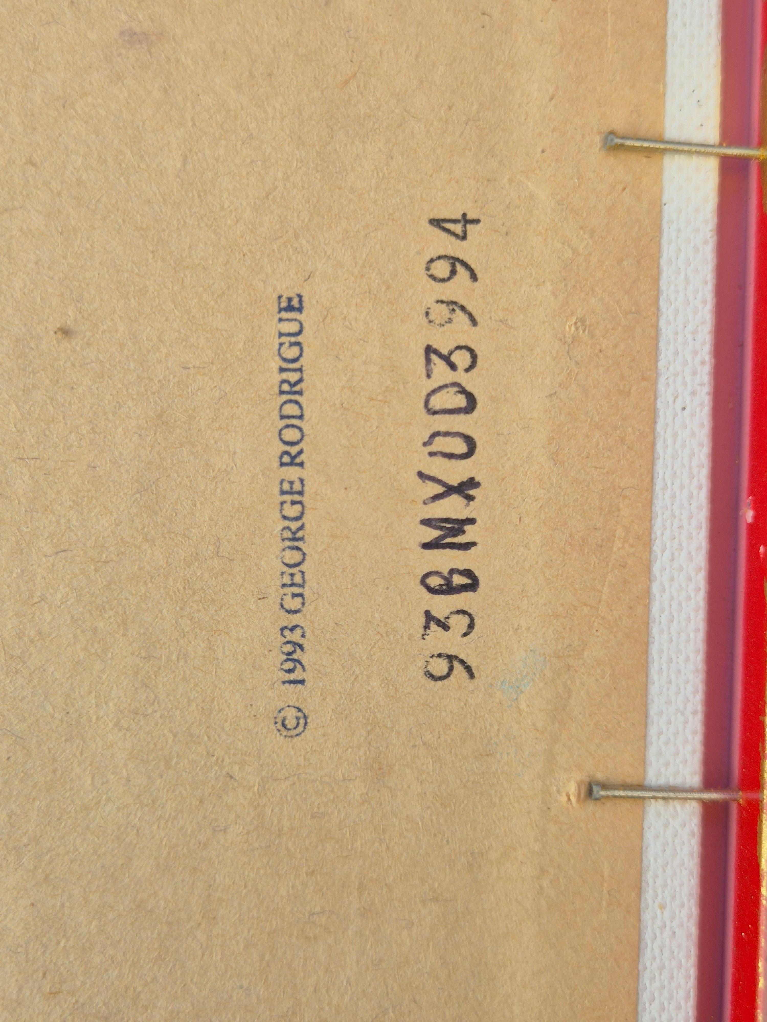 George Rodrigue -- She lit my Fire im Angebot 3