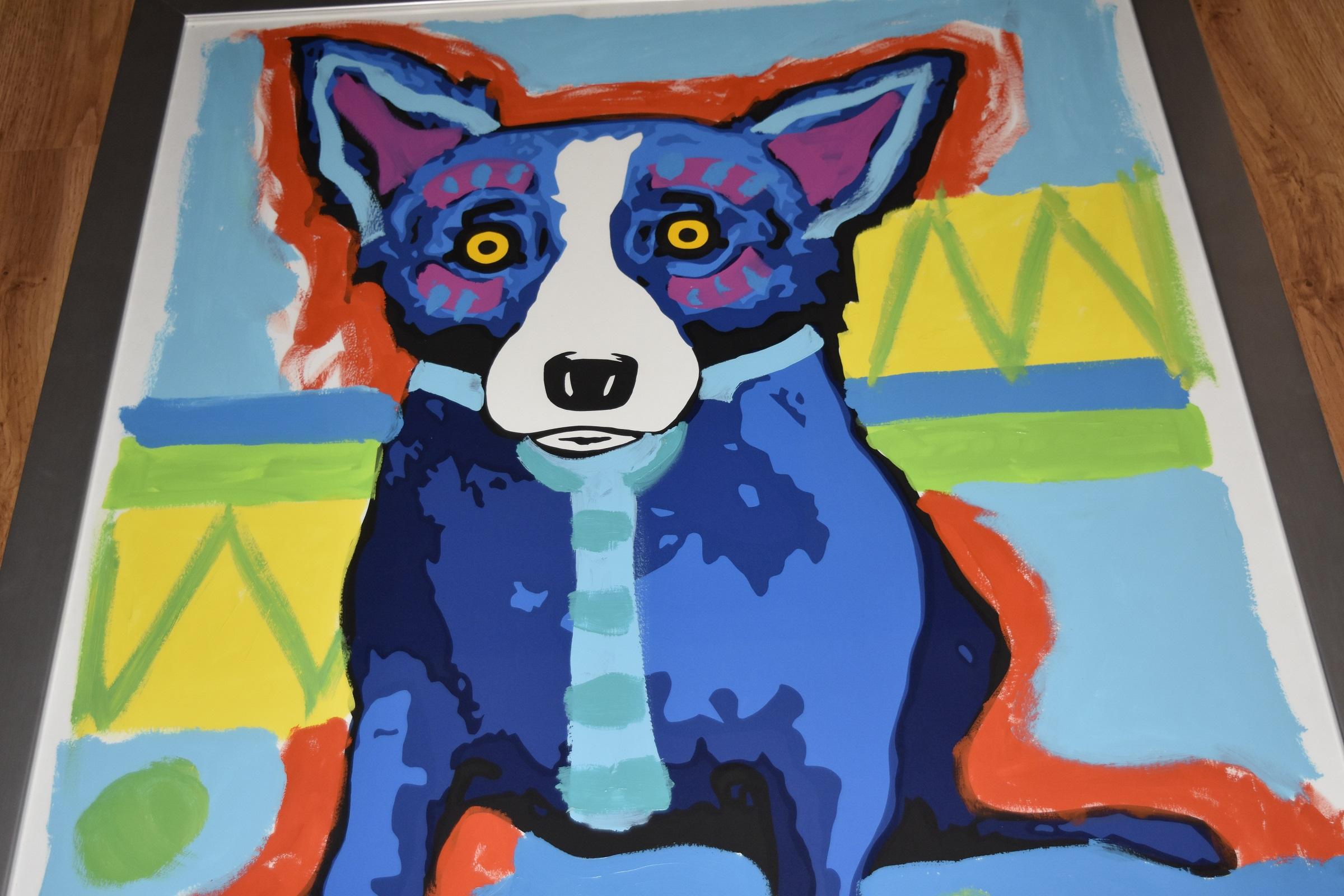 blue dog paintings