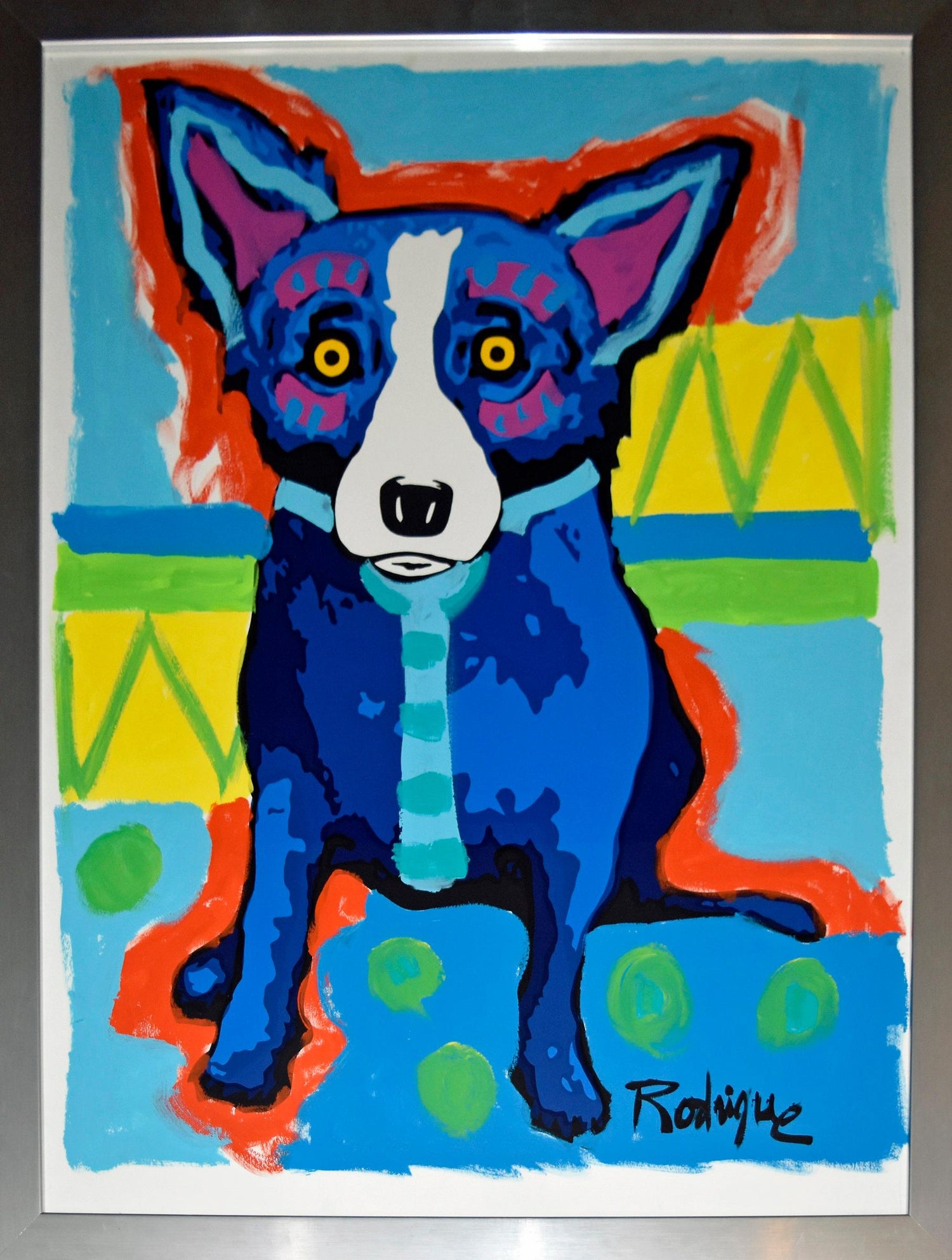 George Rodrigue Original Mm A4 10 Signed Silkscreen And