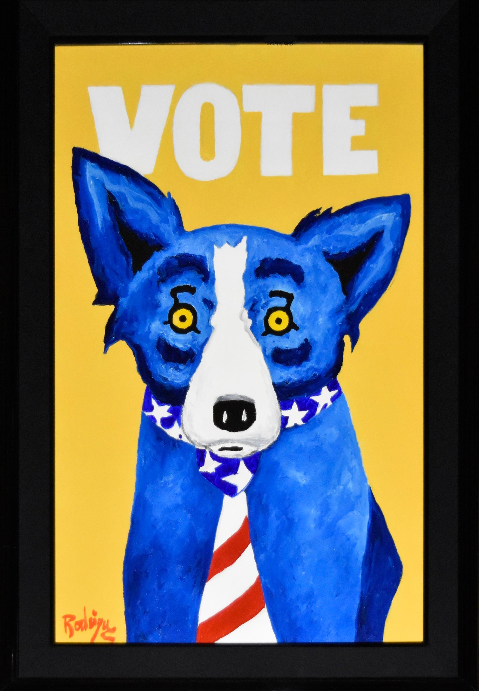 Original - Votez pour moi - Acrylique sur toile en vente 3