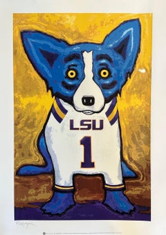 A Number One Tiger Fan (LSU Blue Dog)