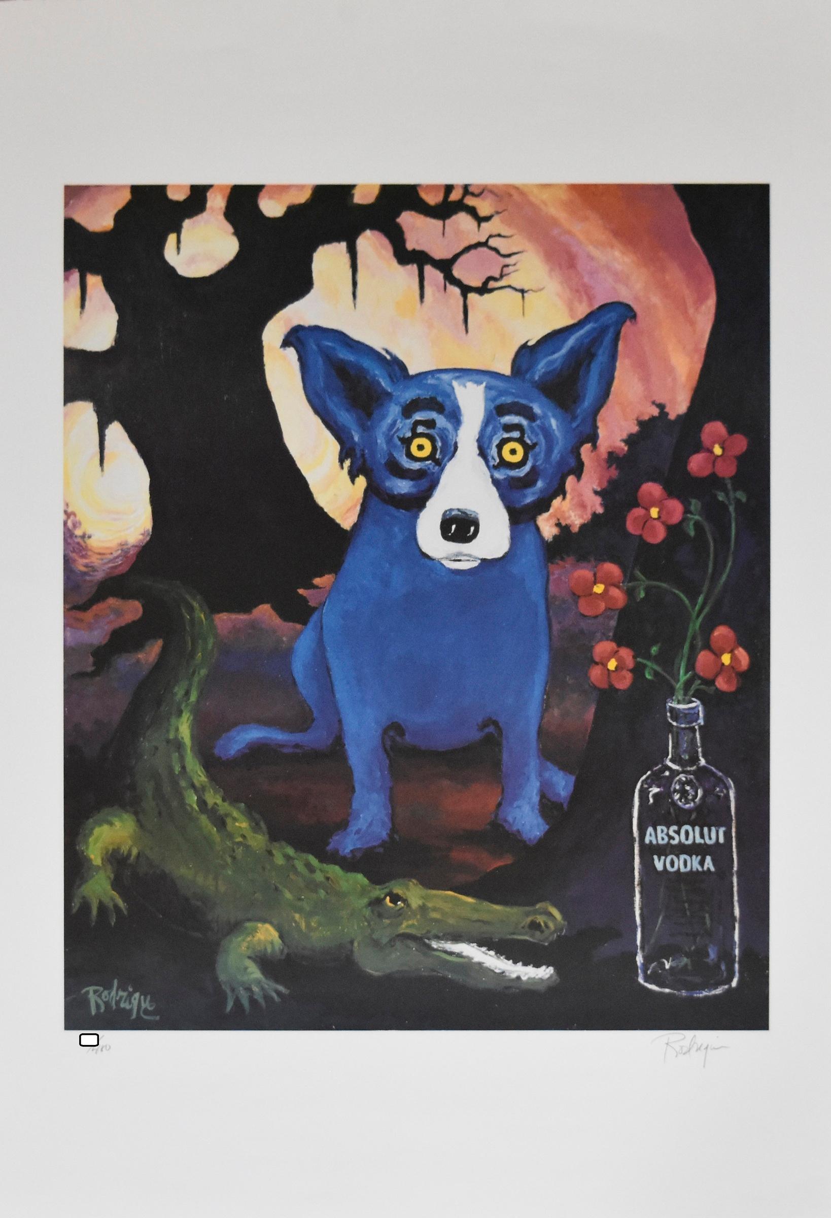Blue Dog "Absolut Louisiana" - Signed Numbered Print