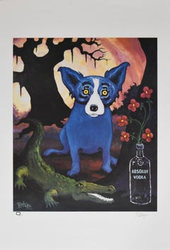 Blue Dog "Absolut Louisiana" - Signed Numbered Print