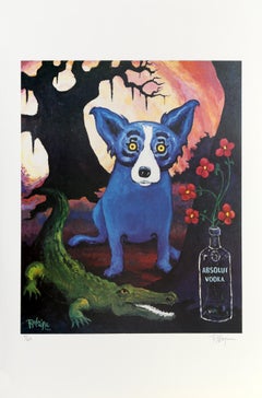 Absolut Statehood: Louisiana, Lithograph by George Rodrigue