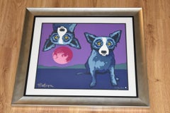 Blue Dog "And the Dog Jumped Over the Moon"