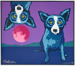 Blue Dog "And the Dog Jumped Over the Moon"