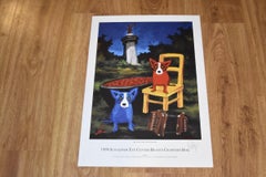 Blue Dog "Boiling My Blues Away" Signed Lithograph