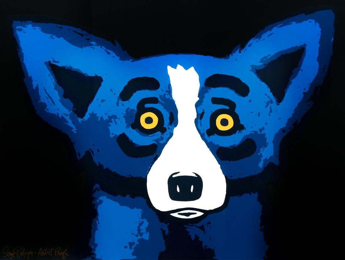 blue dog artist proof value