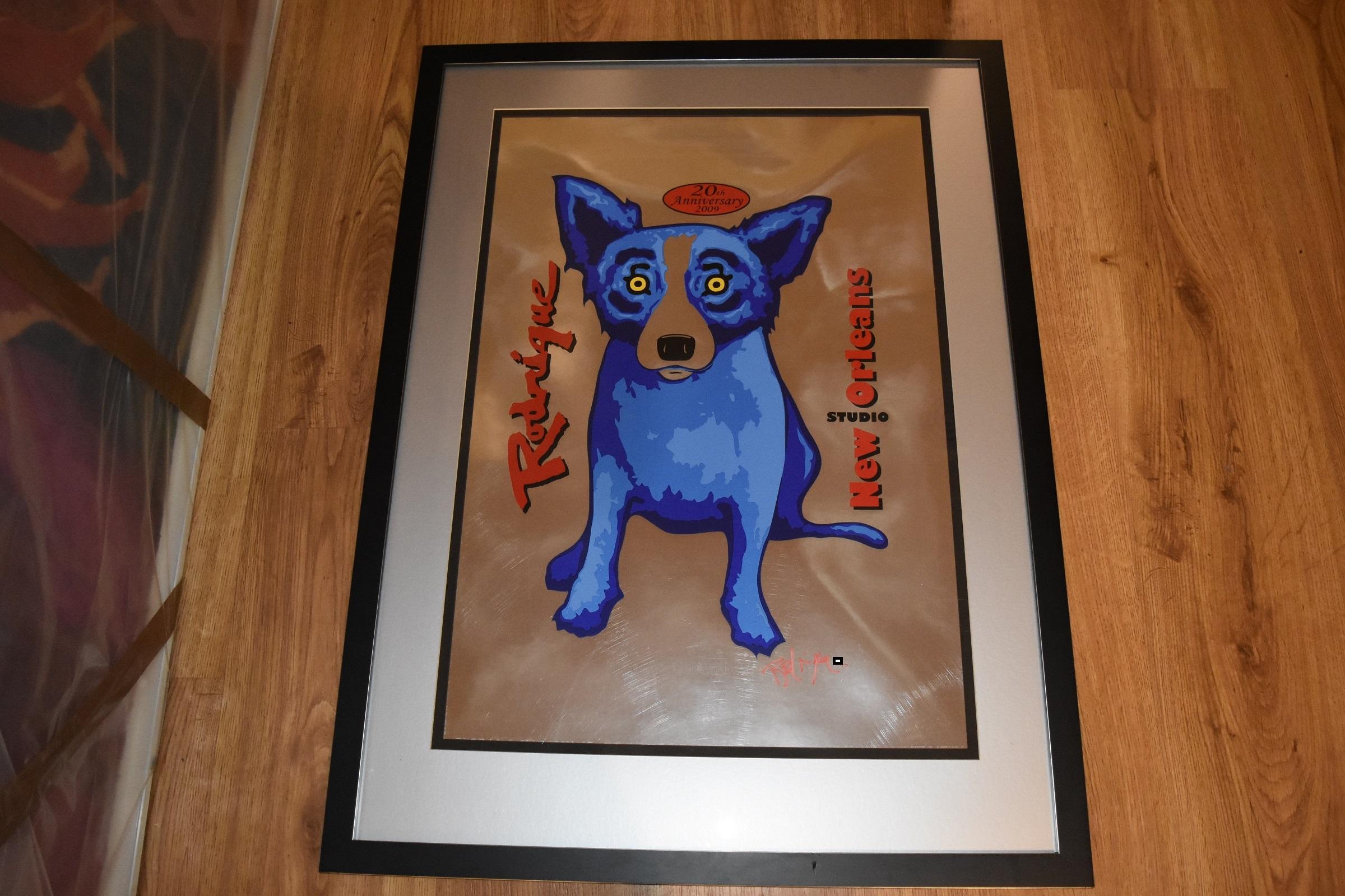 blue dog signed prints for sale