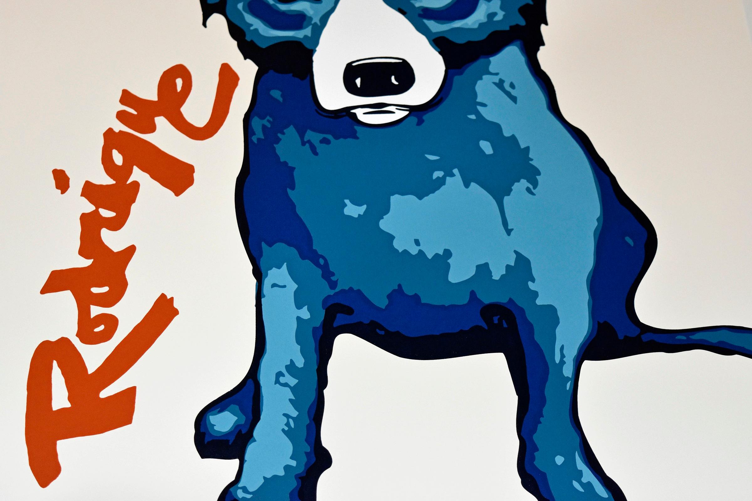 blue dog art
